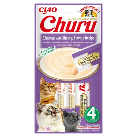 Churu ქათამი კრევეტებით