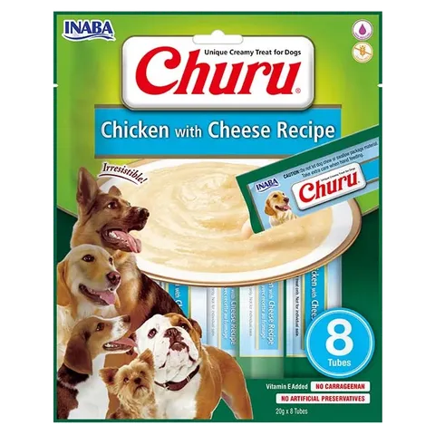 Dog CHURU ქათამი ყველით