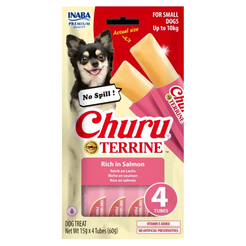 Churu TERRINE ორაგულით (< 10კგ)