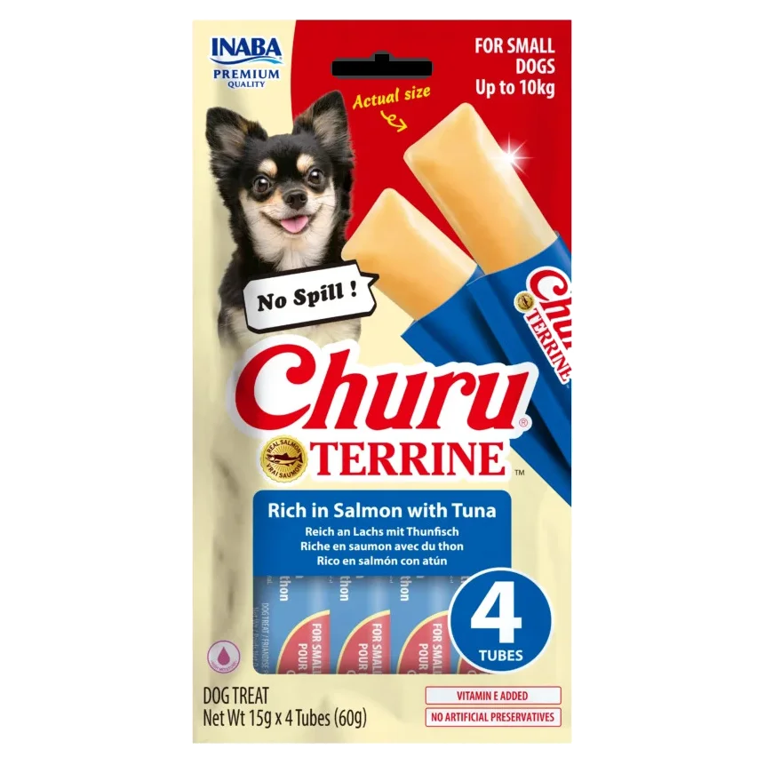 Churu TERRINE ორაგულით და თინუსით (< 10კგ)